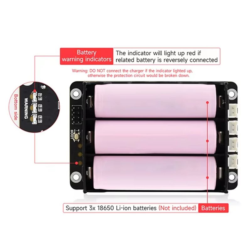 A96K-2X – moduł UPS do Raspber – Raspberry Pi Uninterrupted Power Supply Ups 18650 recenzja i cena