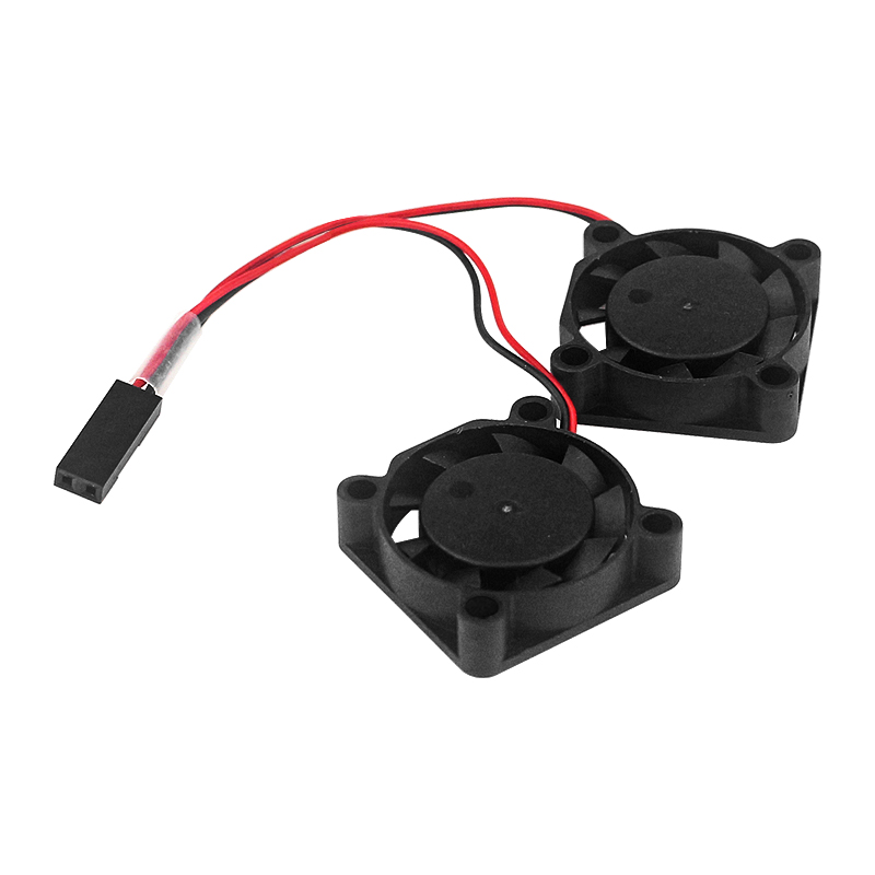 Podwójny wentylator chłodnicy  – Raspberry Pi Water Cooling Kit recenzja i cena