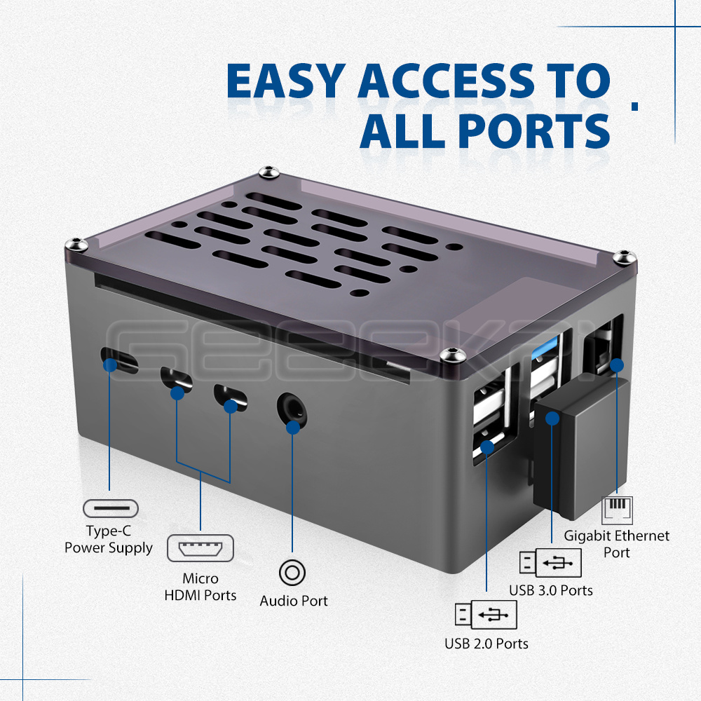 GeeekPi Aluminum Brick Case Bl – Argon One V3 M.2 Nvme Case recenzja i cena